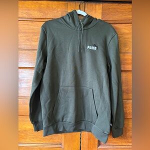 Puma Men's Olive Hoodie